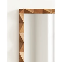 Brown Geometric Ellie Wall Mirror