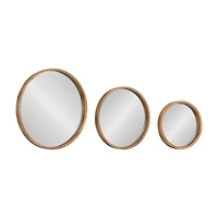 Bronze Caroline Round Wall Mirror