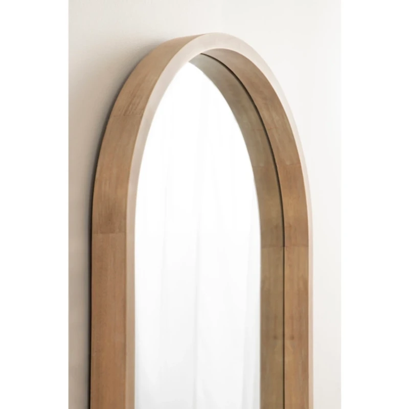 Natural Sutton Arched Wall Mirror