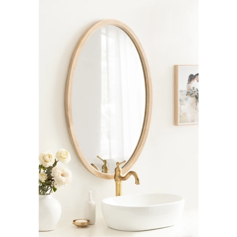 Natural Haven Oval Wall Mirror