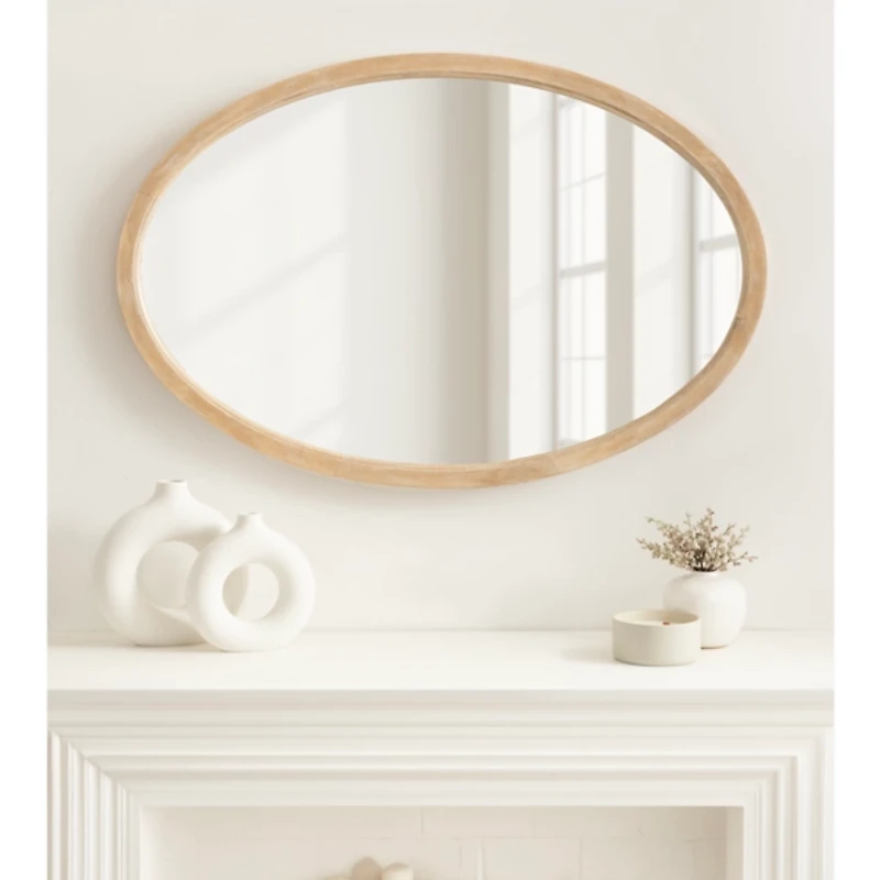 Natural Haven Oval Wall Mirror