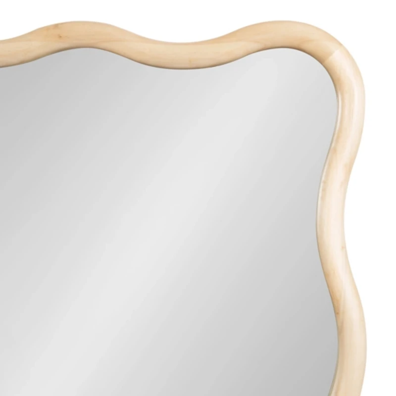 Natural Scalloped Harlow Wall Mirror