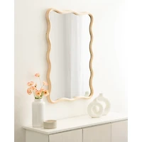 Natural Scalloped Harlow Wall Mirror