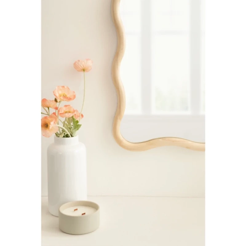 Natural Scalloped Harlow Wall Mirror