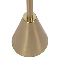 Gold and Natural Quartz Accent Table