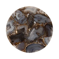 Maya Black Agate Accent Table