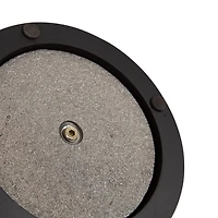 Rustic Brown Round Pine Wood Accent Table