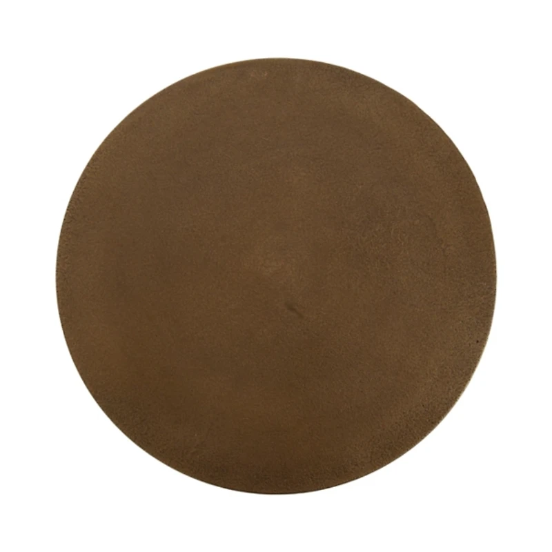 Brass Metal Tripod Accent Table