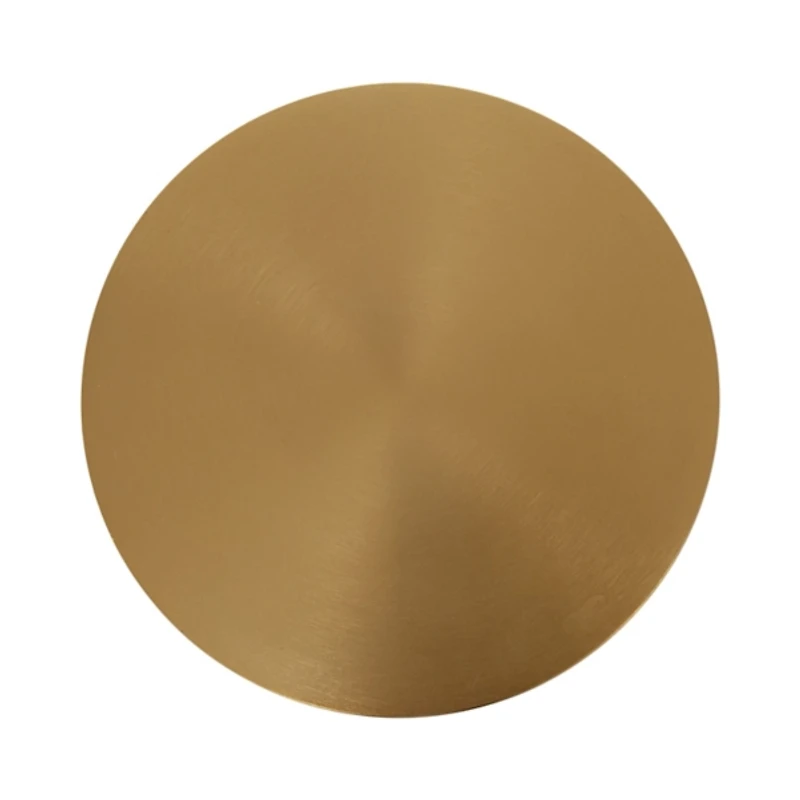 Gold Metal Teardrop Accent Table