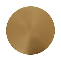 Gold Metal Teardrop Accent Table
