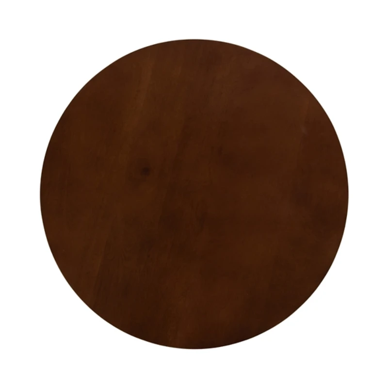 Kate and Laurel Brown Mango Wood Accent Table