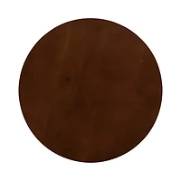 Kate and Laurel Brown Mango Wood Accent Table