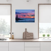 Lighthouse Coastal Canvas Art Print