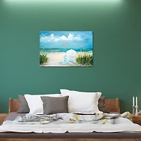 Beach Relaxation Canvas Art Print