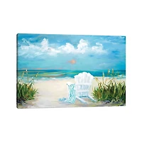 Beach Relaxation Canvas Art Print