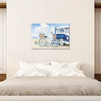 Beach Day Canvas Art Print