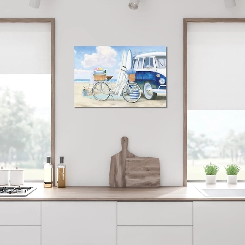 Beach Day Canvas Art Print