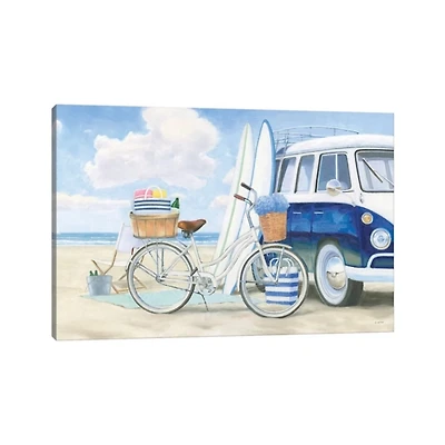 Beach Day Canvas Art Print