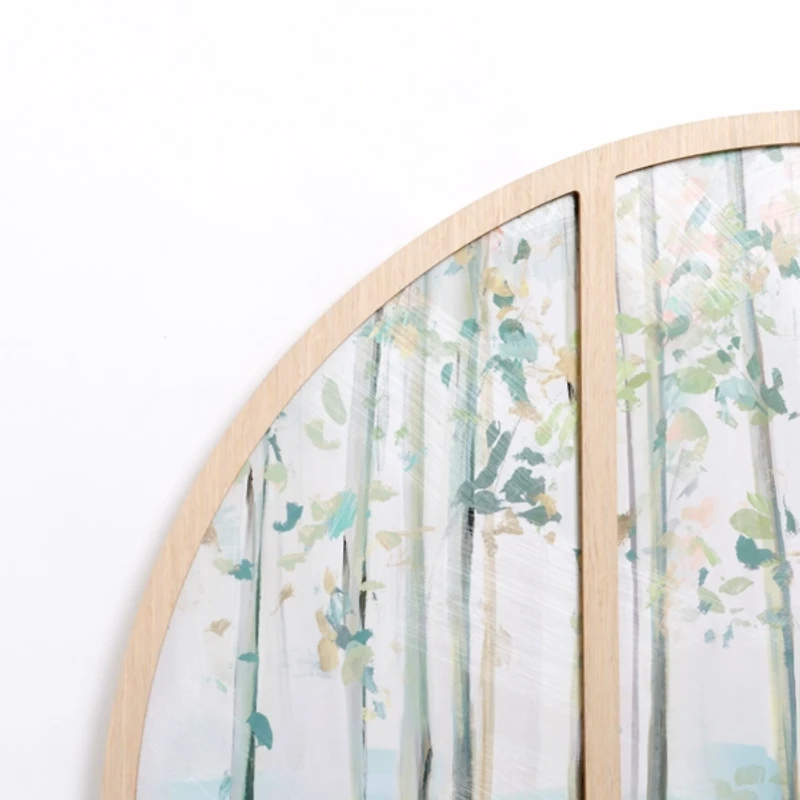 Enchanted Forest Paneled Arch Framed Art Print