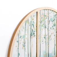 Enchanted Forest Paneled Arch Framed Art Print