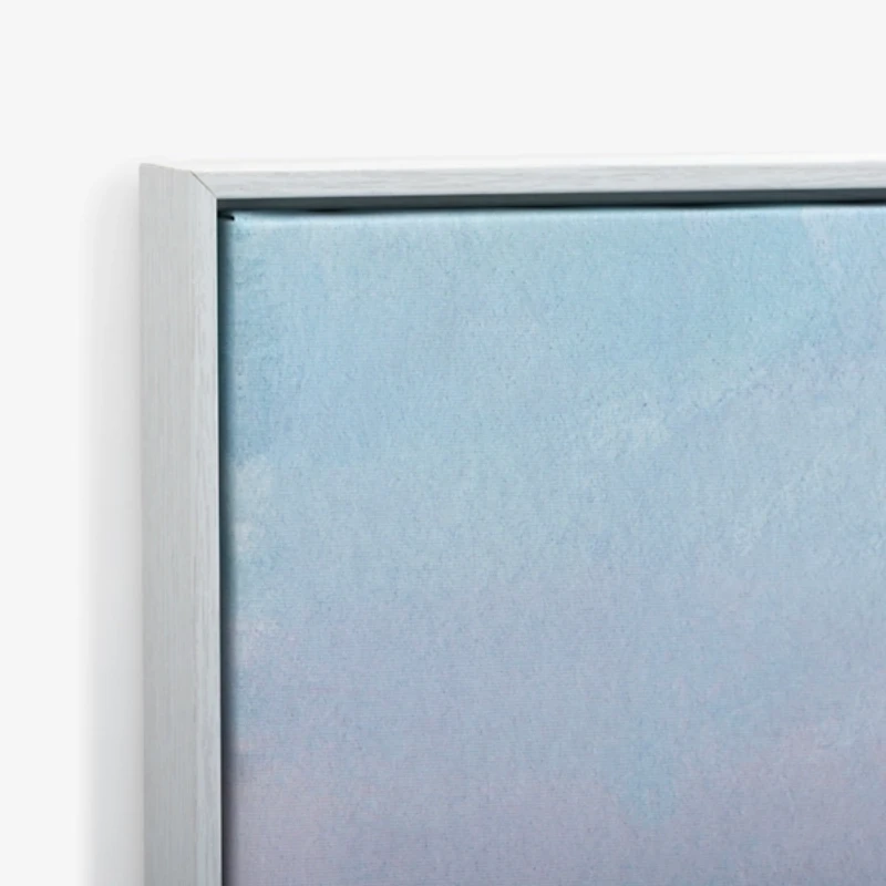 Pastel Horizons Framed Canvas Art Print
