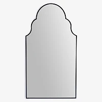 Sophia Black Metal Arch Mirror