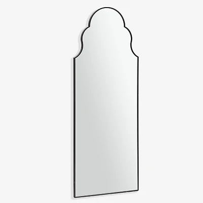 Sophia Black Metal Arch Leaner Mirror