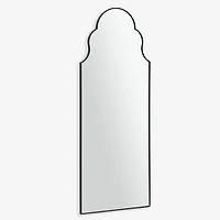 Sophia Black Metal Arch Leaner Mirror