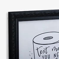 Text Me If You Need Anything Wall Plaque