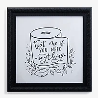 Text Me If You Need Anything Wall Plaque