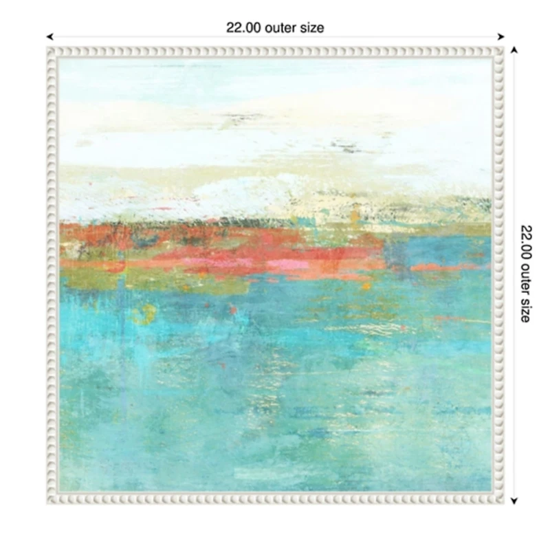 August Haze Framed Canvas Art Print