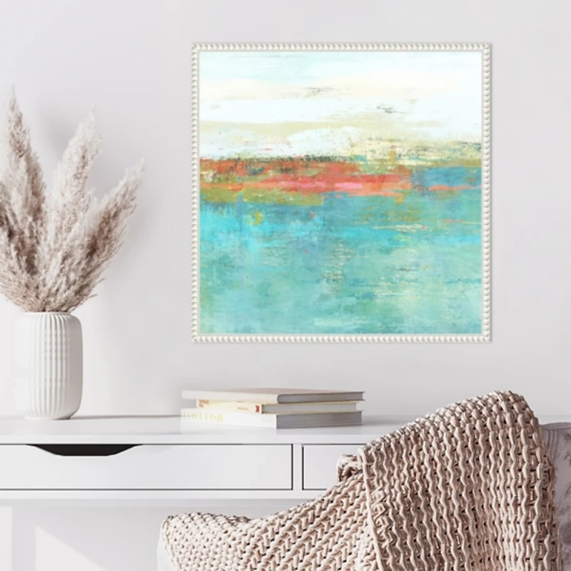August Haze Framed Canvas Art Print