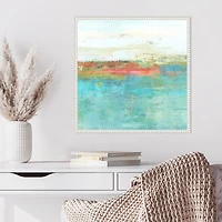 August Haze Framed Canvas Art Print