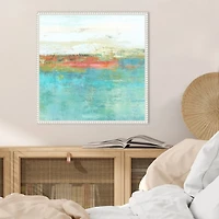 August Haze Framed Canvas Art Print