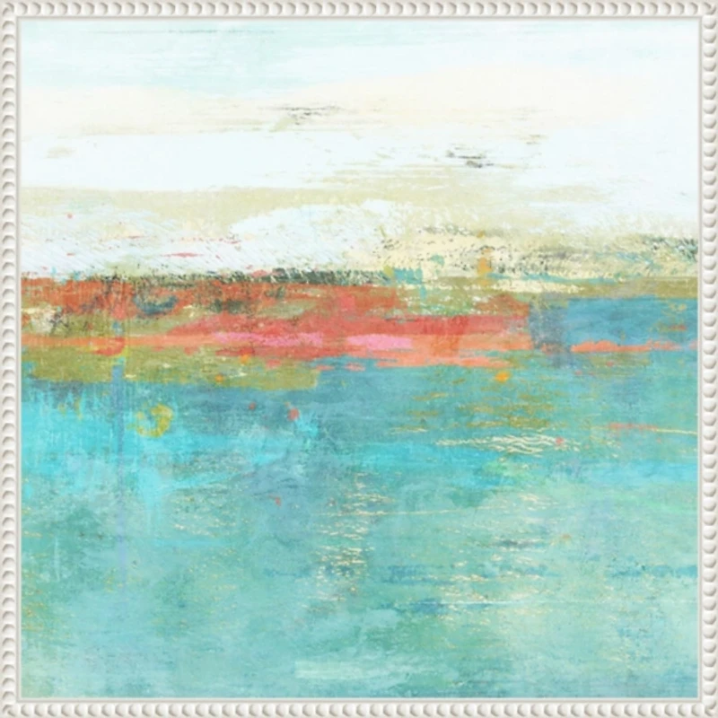 August Haze Framed Canvas Art Print