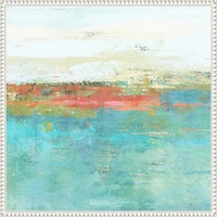 August Haze Framed Canvas Art Print