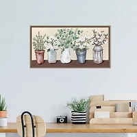 Country Cuttings Framed Canvas Art Print