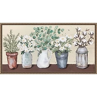 Country Cuttings Framed Canvas Art Print