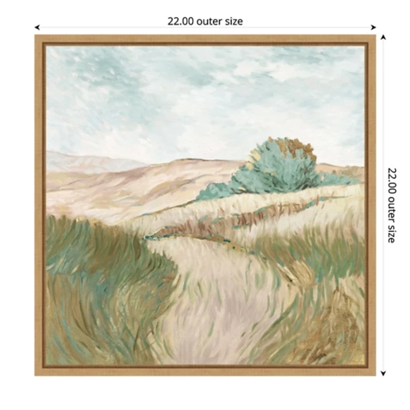 High Season Framed Canvas Art Print