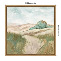 High Season Framed Canvas Art Print