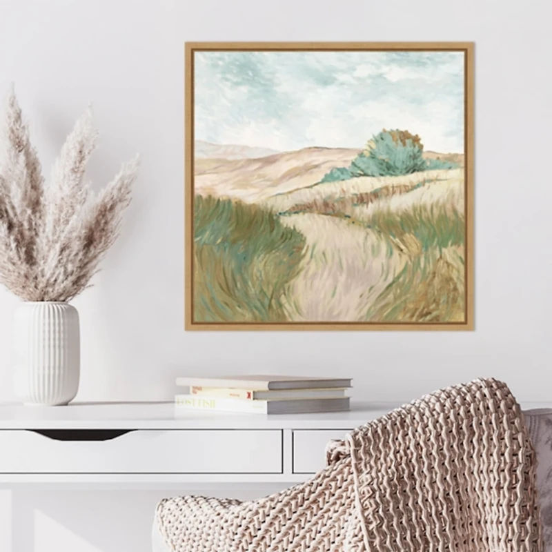 High Season Framed Canvas Art Print