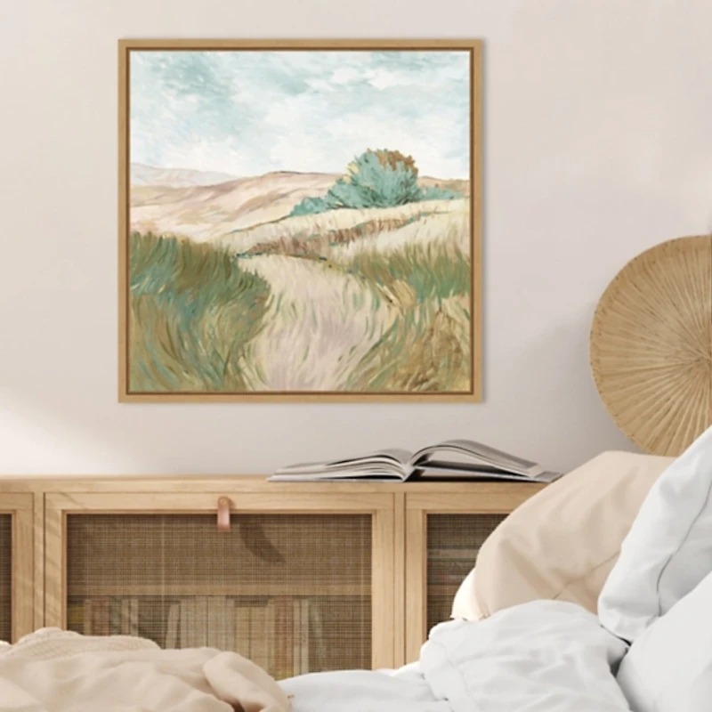 High Season Framed Canvas Art Print