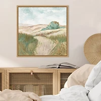 High Season Framed Canvas Art Print