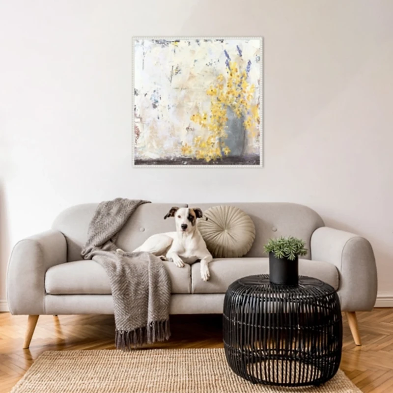 Rustic Romance Framed Canvas Art Print