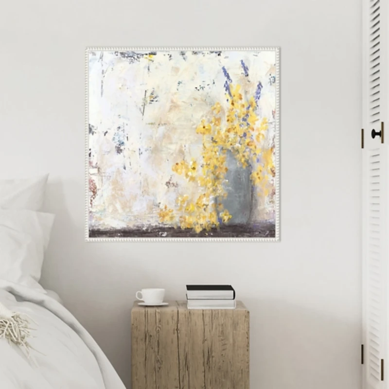 Rustic Romance Framed Canvas Art Print