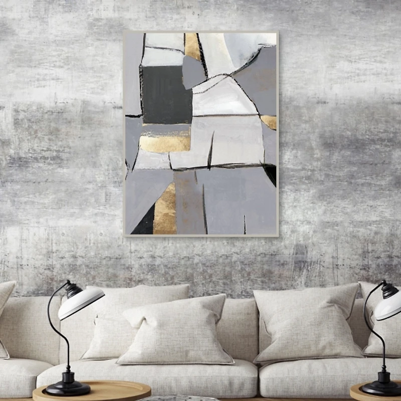 Metropolitan Impressions Framed Canvas Art Print