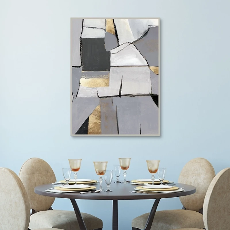 Metropolitan Impressions Framed Canvas Art Print