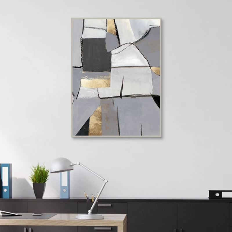 Metropolitan Impressions Framed Canvas Art Print