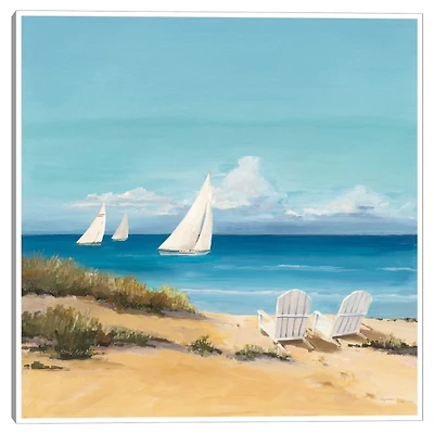 Setting Sail Framed Canvas Art Print