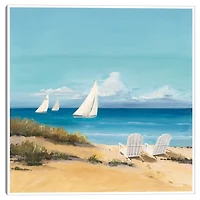Setting Sail Framed Canvas Art Print